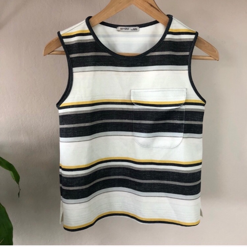 Zara cropped tank size S